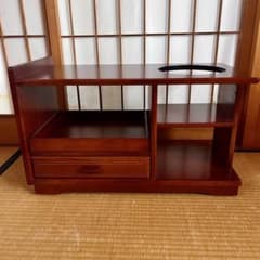 カリモク ポットワゴン 木製 茶道具収納ラック 引き出し付き カリモク ポットワゴン 木製 茶道具収納ラック 引き出し付き - メルカリ