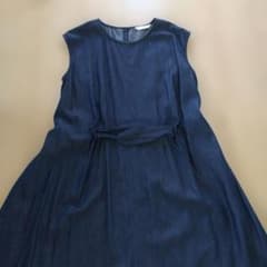 p.p.v. standard デニム ロングワンピース ノースリーブのサムネイル