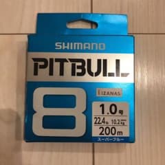 シマノ PIT BULL 8本編み　200m 1号のサムネイル
