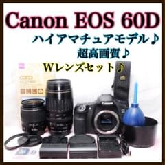 ◇すぐに使える◇キャノン EOS 60D ダブルレンズ バッテリー2個 高性能