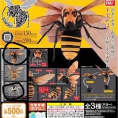 ガチャガチャ オオスバメバチとクロスズメバチのサムネイル