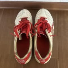 ASICS DS LIGHT サッカースパイク ホワイト レッドのサムネイル