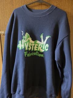 HYSTERIC GLAMOUR 長袖カットソー ネイビー Lのサムネイル