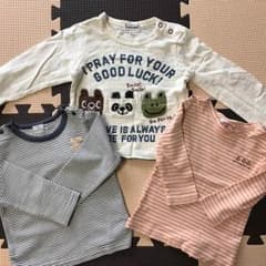 長袖Tシャツ  3点セット 80〜90のサムネイル