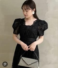 早い者勝ち‼️ 即日発送 リリーブラウン レイヤードシャイニードレス BLACKのサムネイル