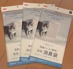 GEX デオケア消臭ペール 猫用 10枚入×3のサムネイル