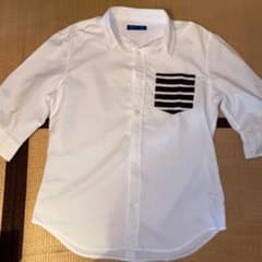 シップス SHIPS 七分袖 白シャツのサムネイル
