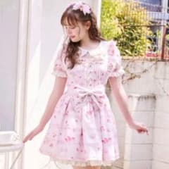 LIZLISA Creamy Berry柄 ワンピース ピンク - メルカリ