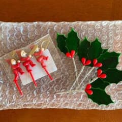 きこり　小人　ひいらぎ　クリスマス　ケーキ　ピックのサムネイル