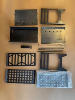 M.O.L 焚き火台 M MOL-X201＋極厚鉄板 ＋替用ロストル付き +のサムネイル