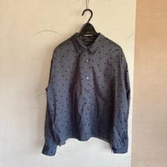 2025F/W mizuiroind フロッキードットプリントシャツ 2025F/W mizuiroind フロッキードットプリントシャツ - メルカリ