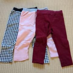 ベビー服 パンツ 3点セット チェック柄のサムネイル