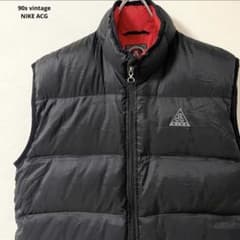 し*お様 【希少】90s 旧ロゴ NIKE ACG ダウンベスト ワンポイント刺 希少】90s 旧ロゴ NIKE ACG ダウンベスト ワンポイント刺繍ロゴ - メルカリ