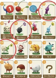 チョコエッグ　ピクミン　3種セットのサムネイル