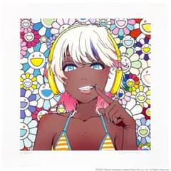 村上隆 smile_03 南の島の女の子 w M.F ED100 納品書付 村上隆 smile_03 南の島の女の子 w M.F ED100 納品書付 - メルカリ