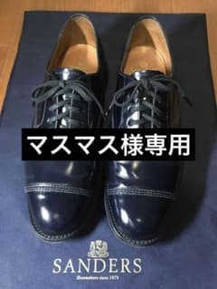 SANDERS サンダース ミリタリーダービー  ネイビー サイズ6.5のサムネイル