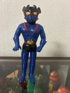 当時物　デビルマン？　無版権ソフビ　面取れ　70年代 Yahoo!オークション - SB 当時物 デビルマン 面取れ ソフビ バンダイ