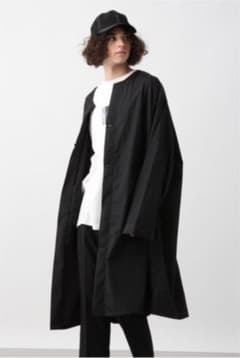 【minnyさん専用】ノーカラー オーバーサイズシャツコートのサムネイル