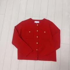 ROPÉ PICNIC カーディガン レッド Lのサムネイル