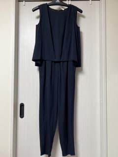 【BEAMS】ネイビー ノースリーブ オールインワン（クリーニング済）のサムネイル