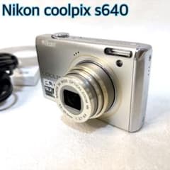 美品 Nikon COOLPIX S640 シルバー 動作品 - メルカリ