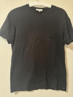 LACOSTE Tシャツ ブラック ワニロゴ