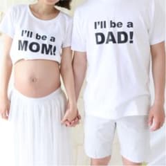 マタニティフォト Tシャツ 2枚セット ペアコーデのサムネイル