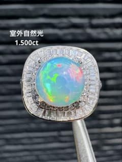 新作 天然水オパール 遊色綺麗極彩 1.500ct S925 18KGP - メルカリ