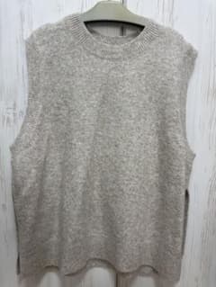 H&M ニットベスト ベージュ Lサイズのサムネイル