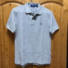 POLO メンズ　半袖　ポロシャツ　グレー　ボーイズMサイズのサムネイル