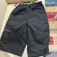 男児160プーマハーフパンツ黒のサムネイル