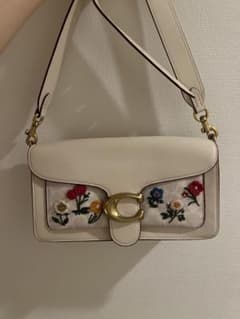 COACH フローラル エンブロイダリー タビー26 2WAY ショルダーバッグ