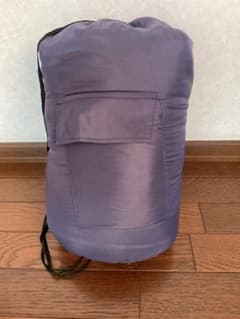 寝袋 シュラフ 封筒型 紫色 未使用のサムネイル