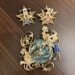 東京ディズニーシー20周年ミッキー・ミニー ピンバッジ 3個セットのサムネイル
