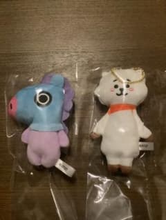 BTS bt21 푹신푹신 마스코트 2점 세트 RJ MANG