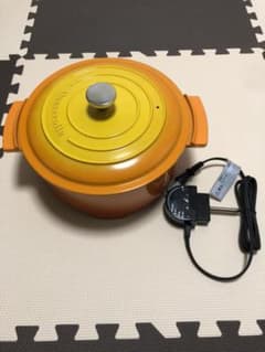［新品未使用］山善　電気グリル鍋　オレンジのサムネイル