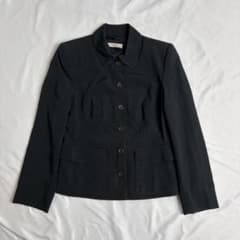 PRADA Crepe Buttoned Jacket Black - メルカリ