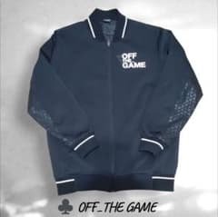 ♣ OFF_THE GAME ボンバージャケット 黒 M ライオンズストア ♧ OFF_THE GAME ボンバージャケット 黒 M ライオンズストア - メルカリ