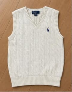 Polo by Ralph Lauren ケーブルニットベスト 140cmのサムネイル