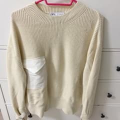 ZARA ニット ホワイトのサムネイル