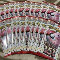 未開封ポケカ151バラ20パックのサムネイル