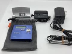 SONY MZ-R909 MDウォークマン ブルー 付属品付