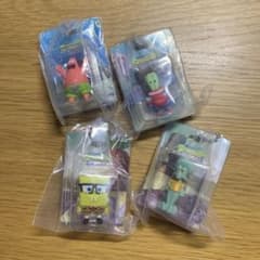 スポンジボブ マスコット 4点セットのサムネイル
