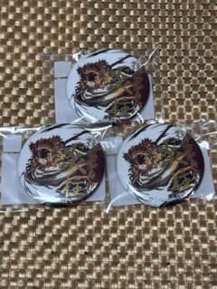 鬼滅の刃　幕間何書き下ろし煉獄缶バッジ 57mm 3個セットのサムネイル