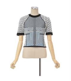 マメクロゴウチ Geometric Pattern Knitted