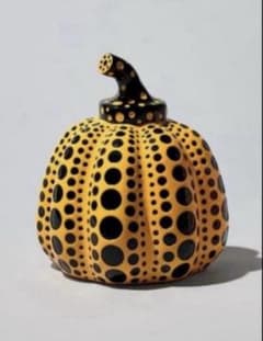 新品 草間彌生 yayoi オブジェ フィギュア かぼちゃ南瓜 パンプキン