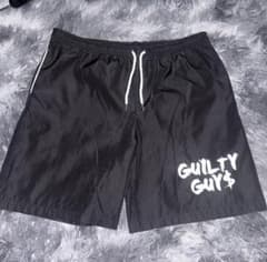 GUILTY GUY$ ナイロン ショートパンツ ブラック　値下げ可のサムネイル