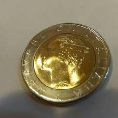イタリア 500リラ 硬貨 コレクション用のサムネイル
