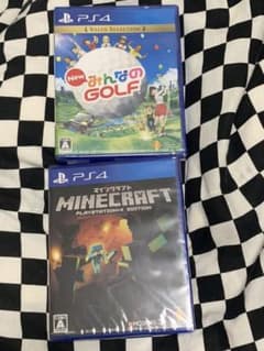 みんなのゴルフとマイクラフトのサムネイル