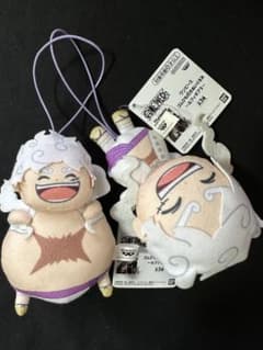 ワンピース ゴムひも付きぬいぐるみ ルフィギア5 セット